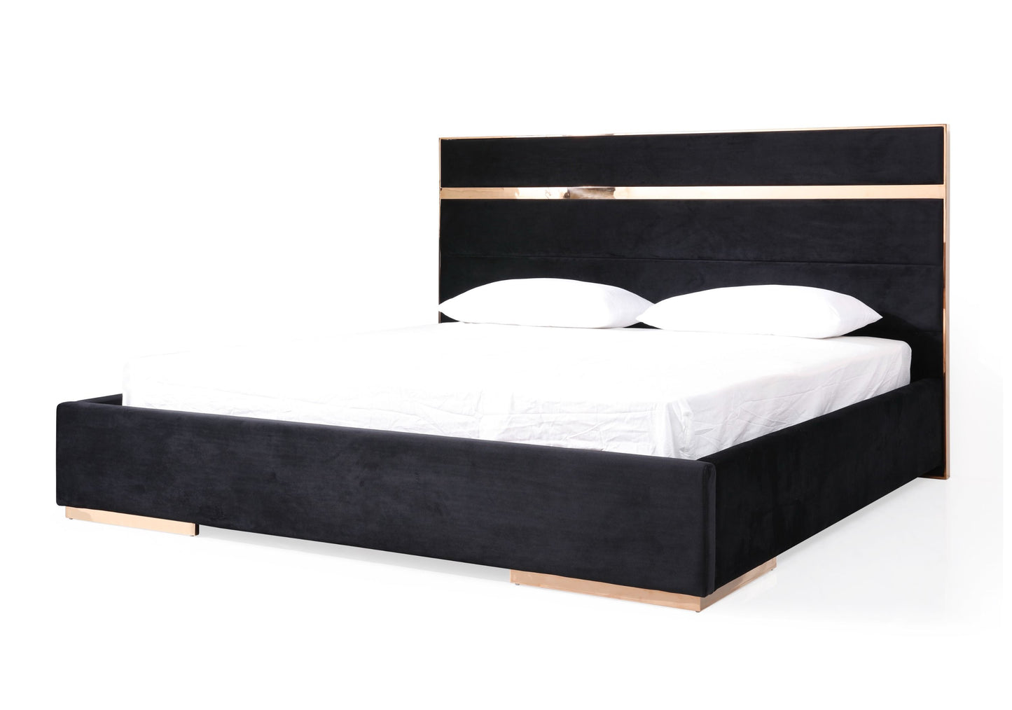 Cartier Black Velvet and Rose Gold Bed