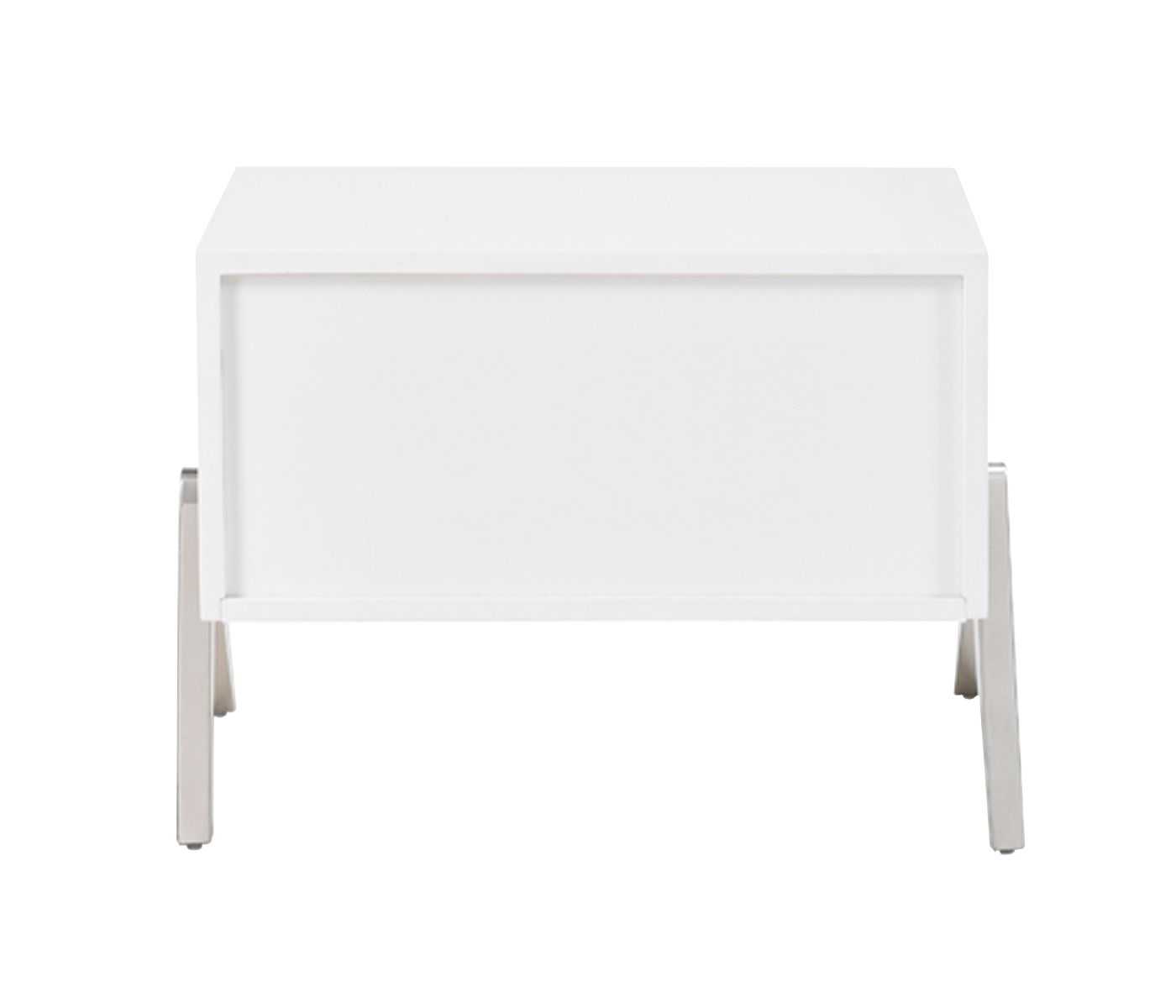 Candid White High Gloss Nightstand