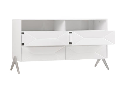 Candid White High Gloss Dresser