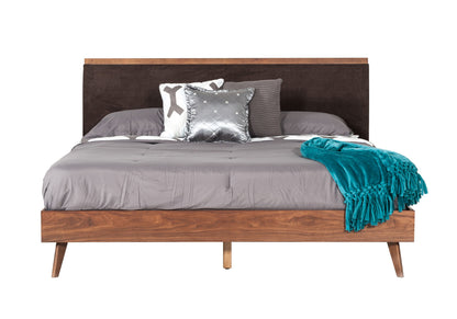 Marshall Brown and Walnut Bed