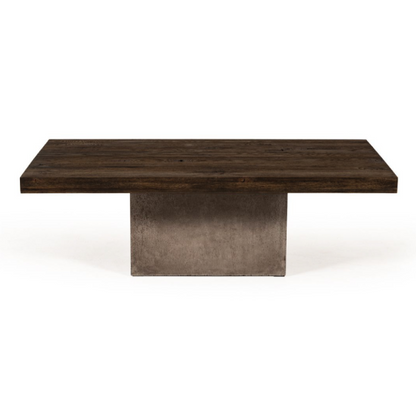 Renzo Oak and Concrete Coffee Table