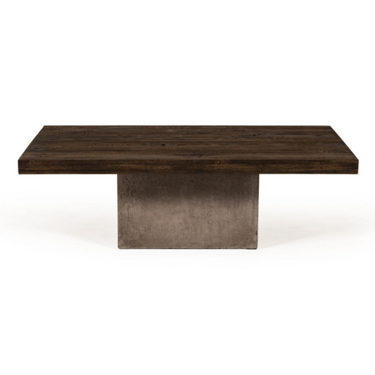 Renzo Oak and Concrete Coffee Table