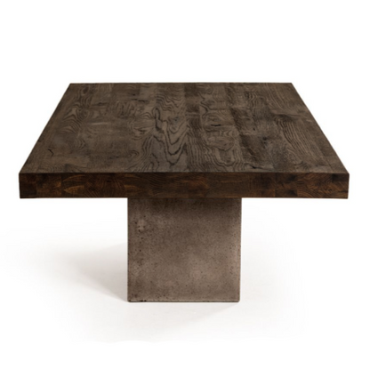 Renzo Oak and Concrete Coffee Table