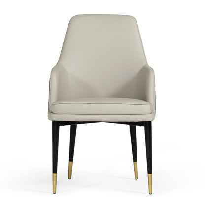 Duval White and Grey Dining Chair