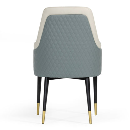 Duval White and Grey Dining Chair