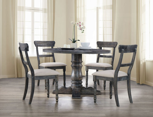 Leventis Modern Weathered Gray Dining Table