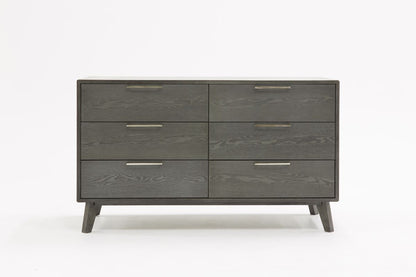 Soria Grey Wash Bedroom Set with Upholstered Bed