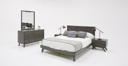 Soria Grey Wash Bedroom Set with Upholstered Bed