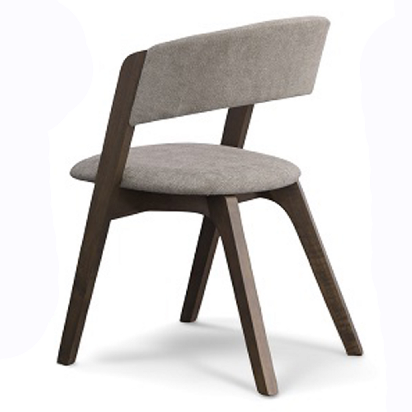 Grover Grey and Dark Wenge Dining Chair Set of 2