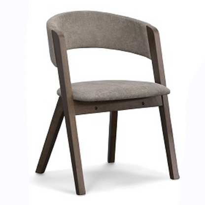 Grover Grey and Dark Wenge Dining Chair Set of 2