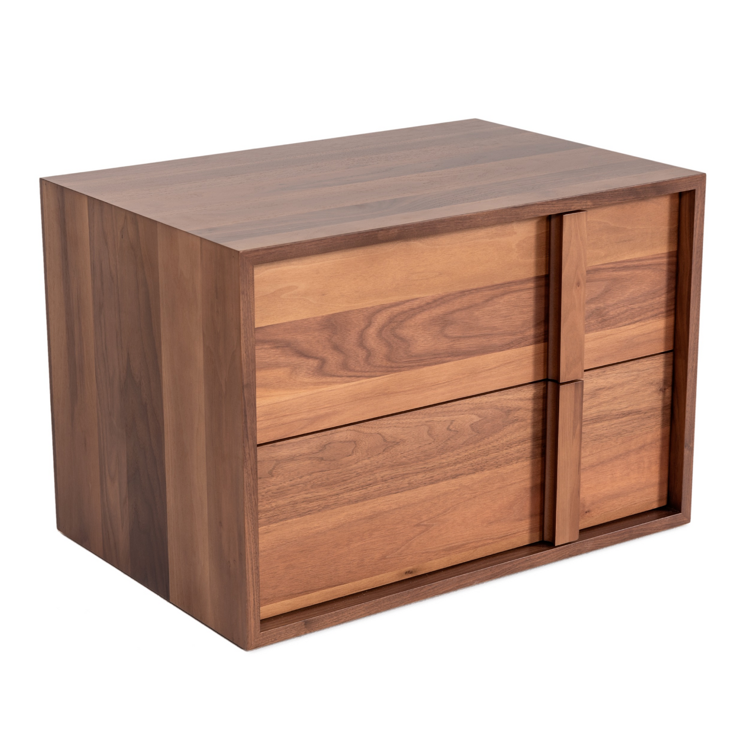 Berlin Walnut Bedroom Set – Bed, Nightstands and Dresser