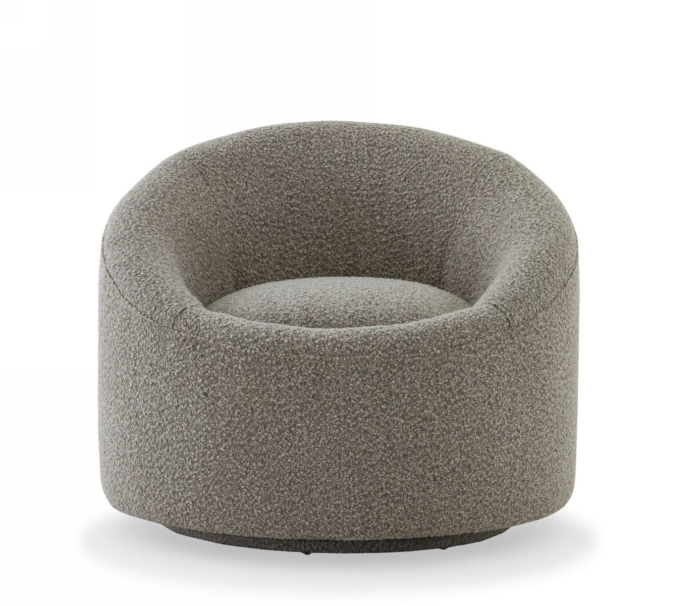 Modrest Frontier - Glam Grey Fabric Accent Chair