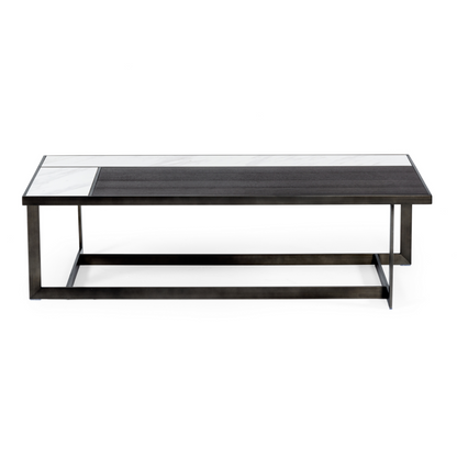 Fargo Ceramic and Grey Walnut Coffee Table
