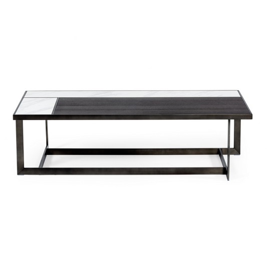 Fargo Ceramic and Grey Walnut Coffee Table