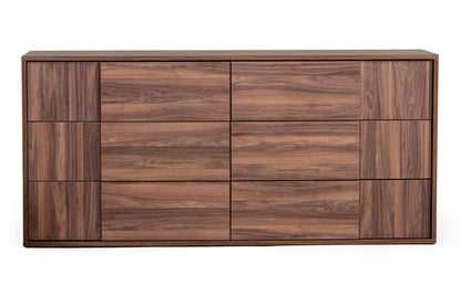 Asus Italian Walnut 6-Drawers Dresser