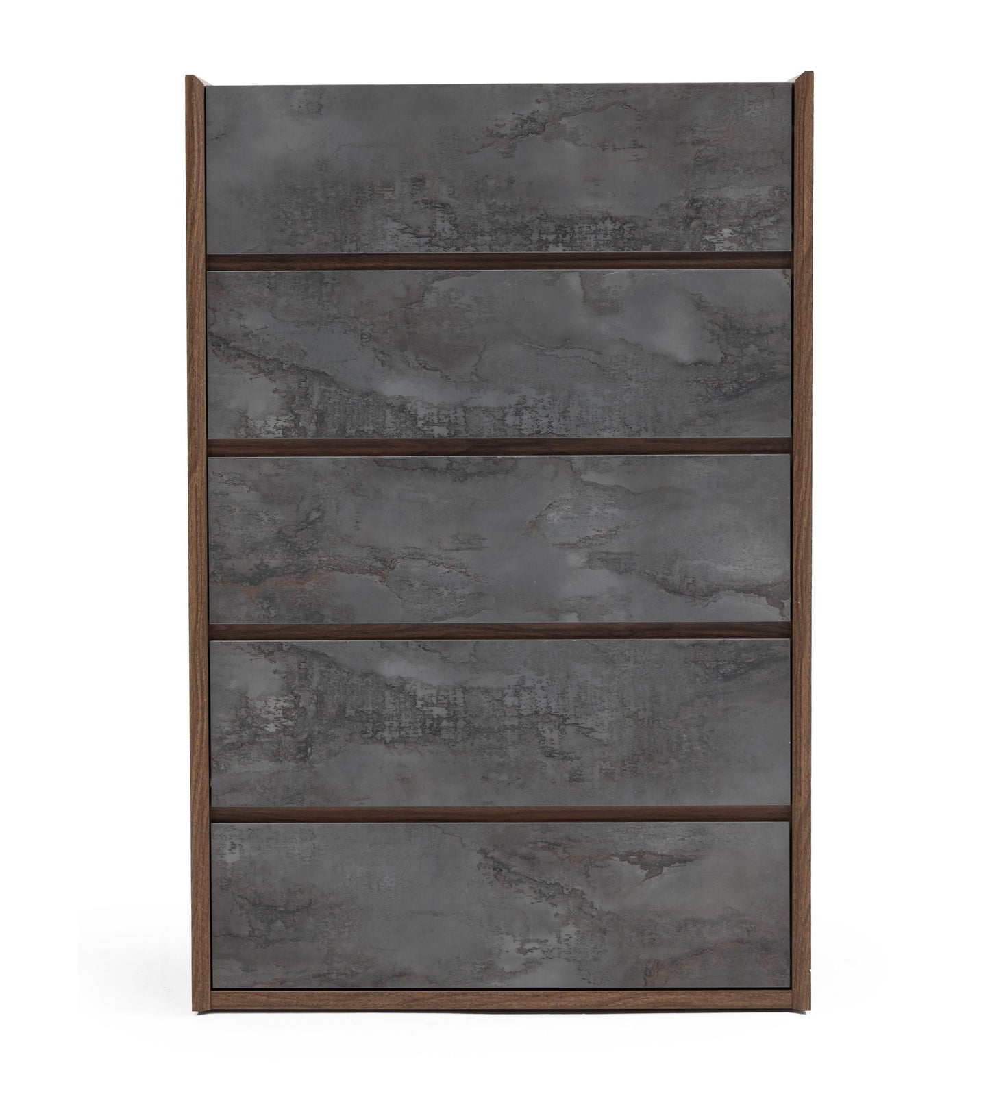 Rado Walnut and Stucco Vertical Chest