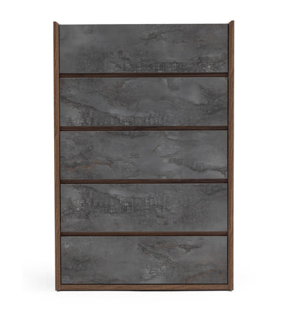 Rado Walnut and Stucco Vertical Chest