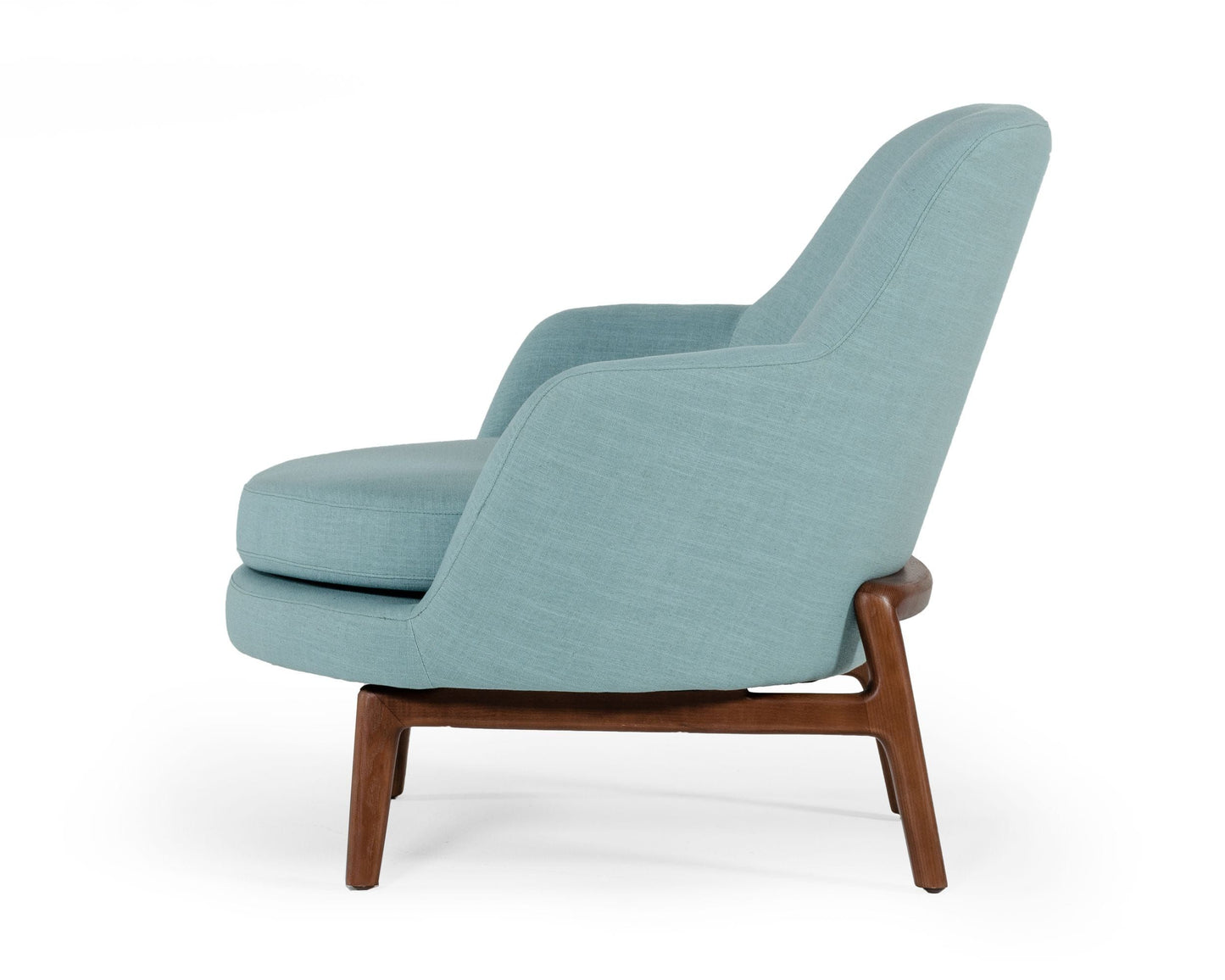 Modrest Metzler - Modern Mint Green Fabric Accent Chair