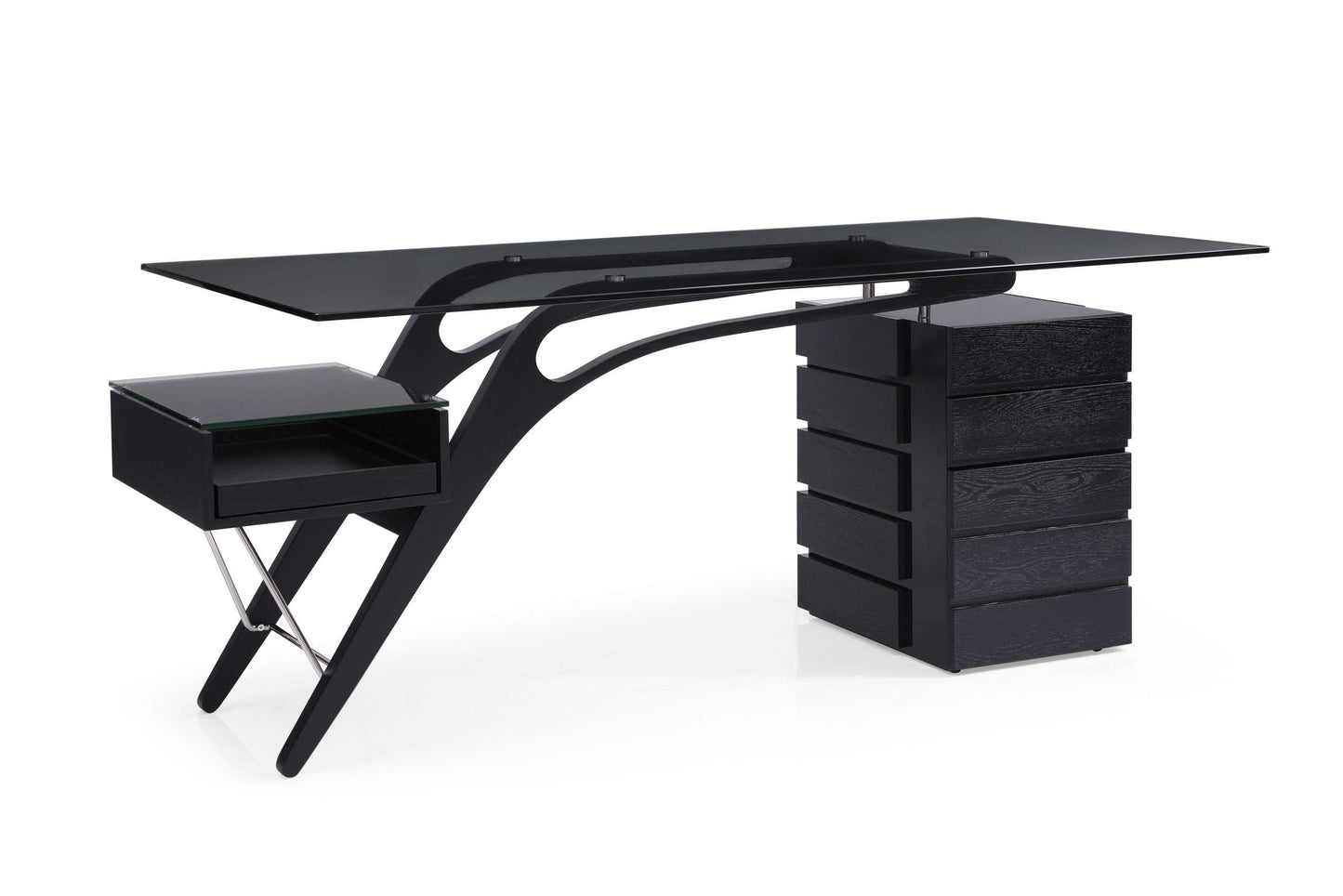 Suffolk - Contemporary Black Ash Desk