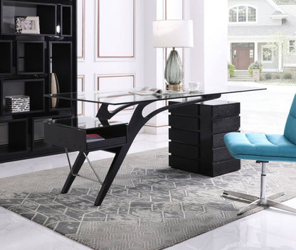 Suffolk - Contemporary Black Ash Desk