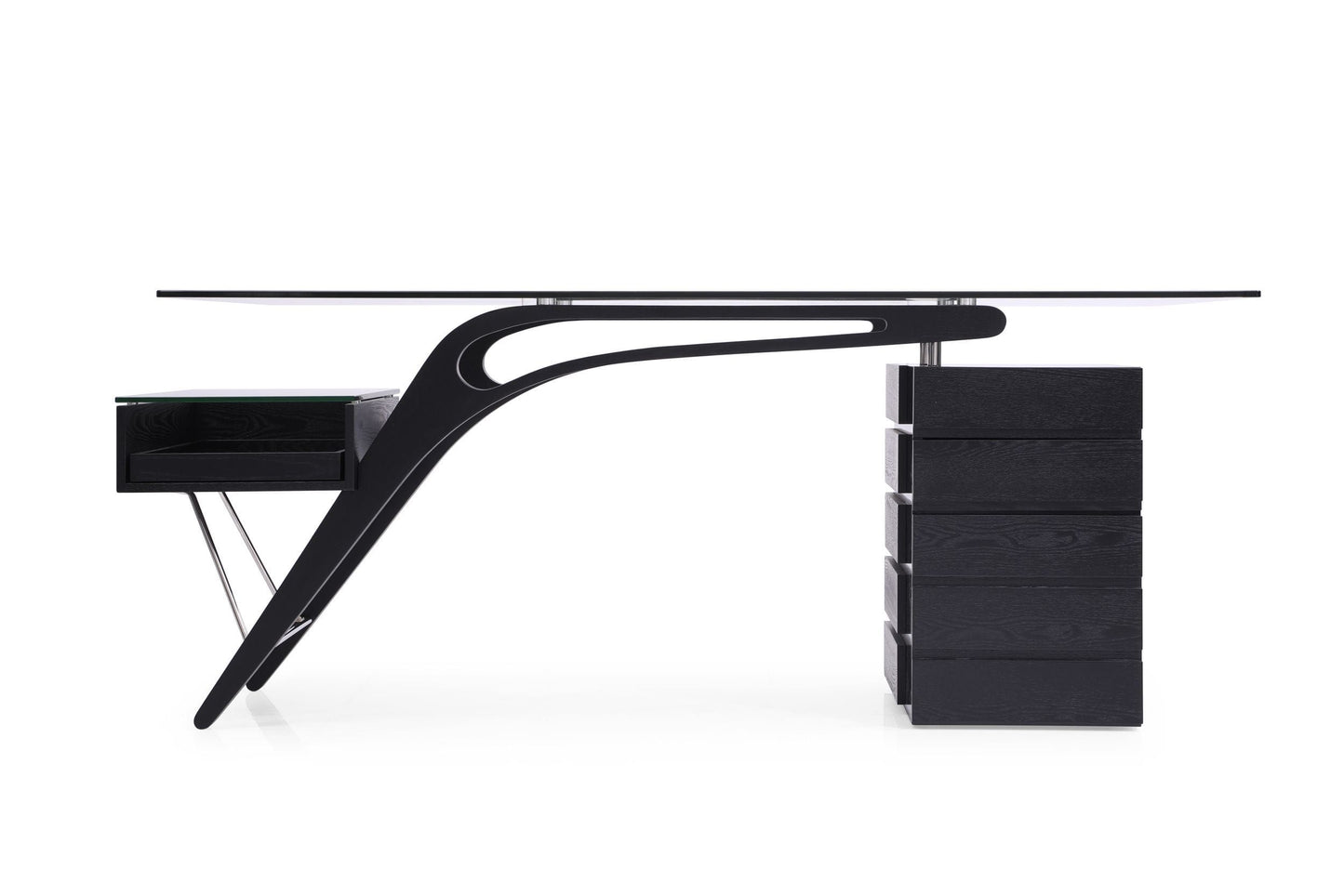 Suffolk - Contemporary Black Ash Desk