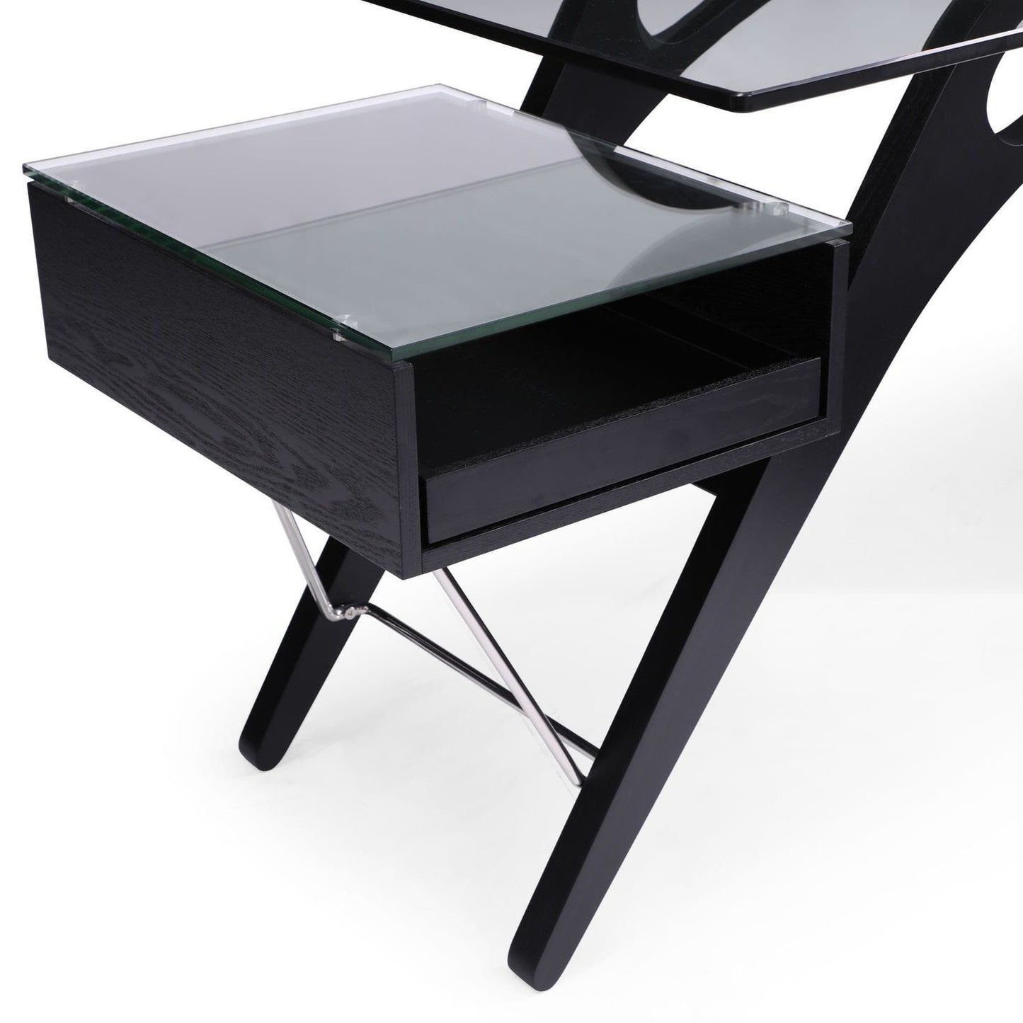 Suffolk - Contemporary Black Ash Desk