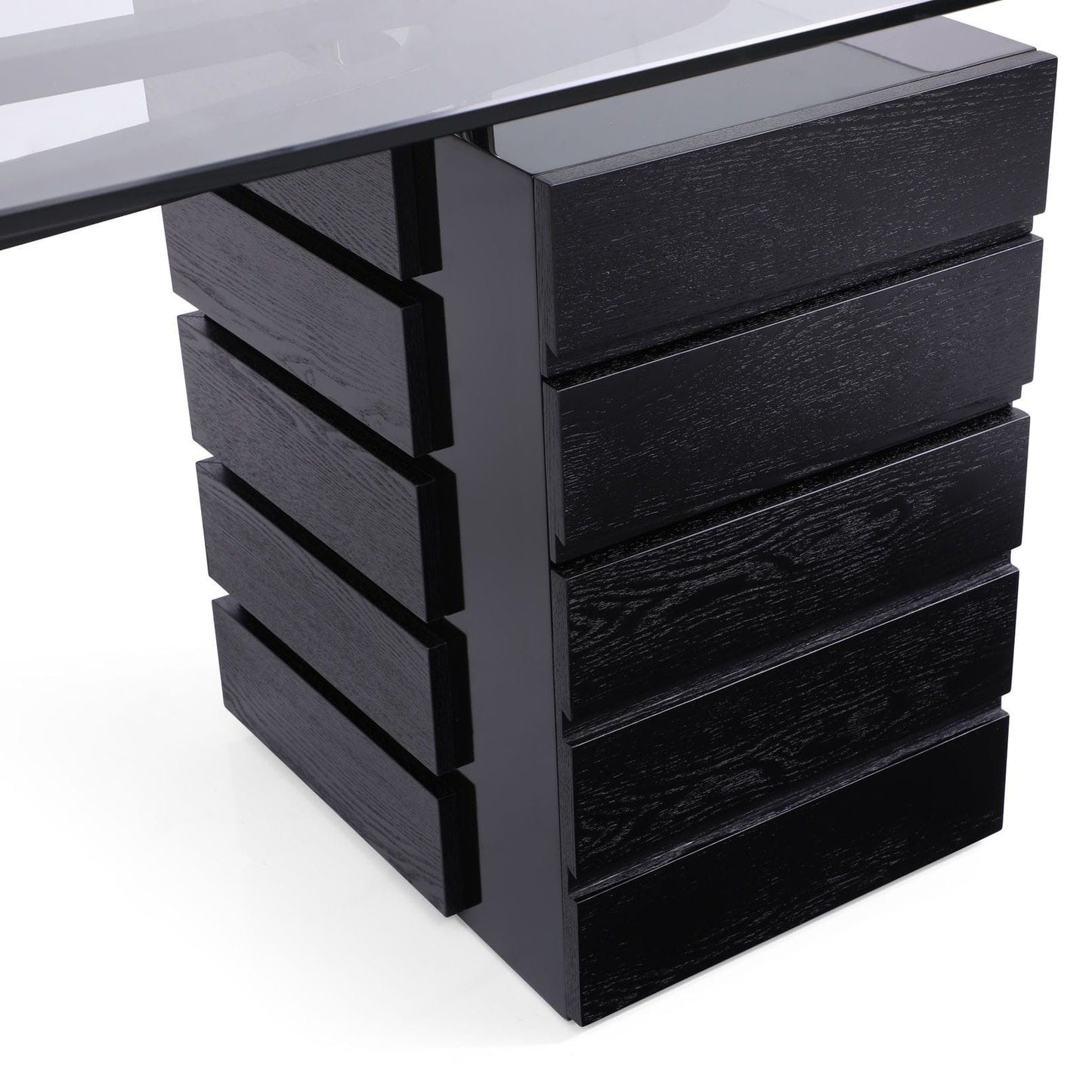 Suffolk - Contemporary Black Ash Desk