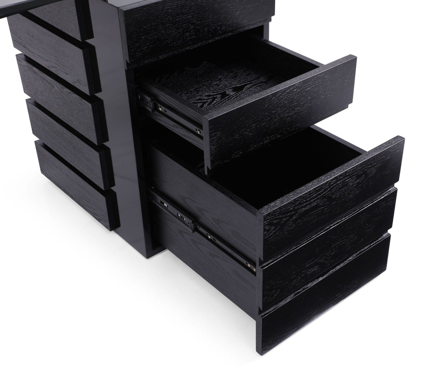 Suffolk - Contemporary Black Ash Desk