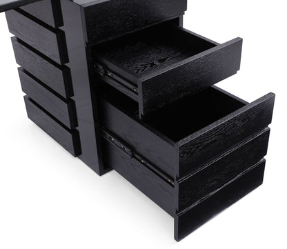 Suffolk - Contemporary Black Ash Desk