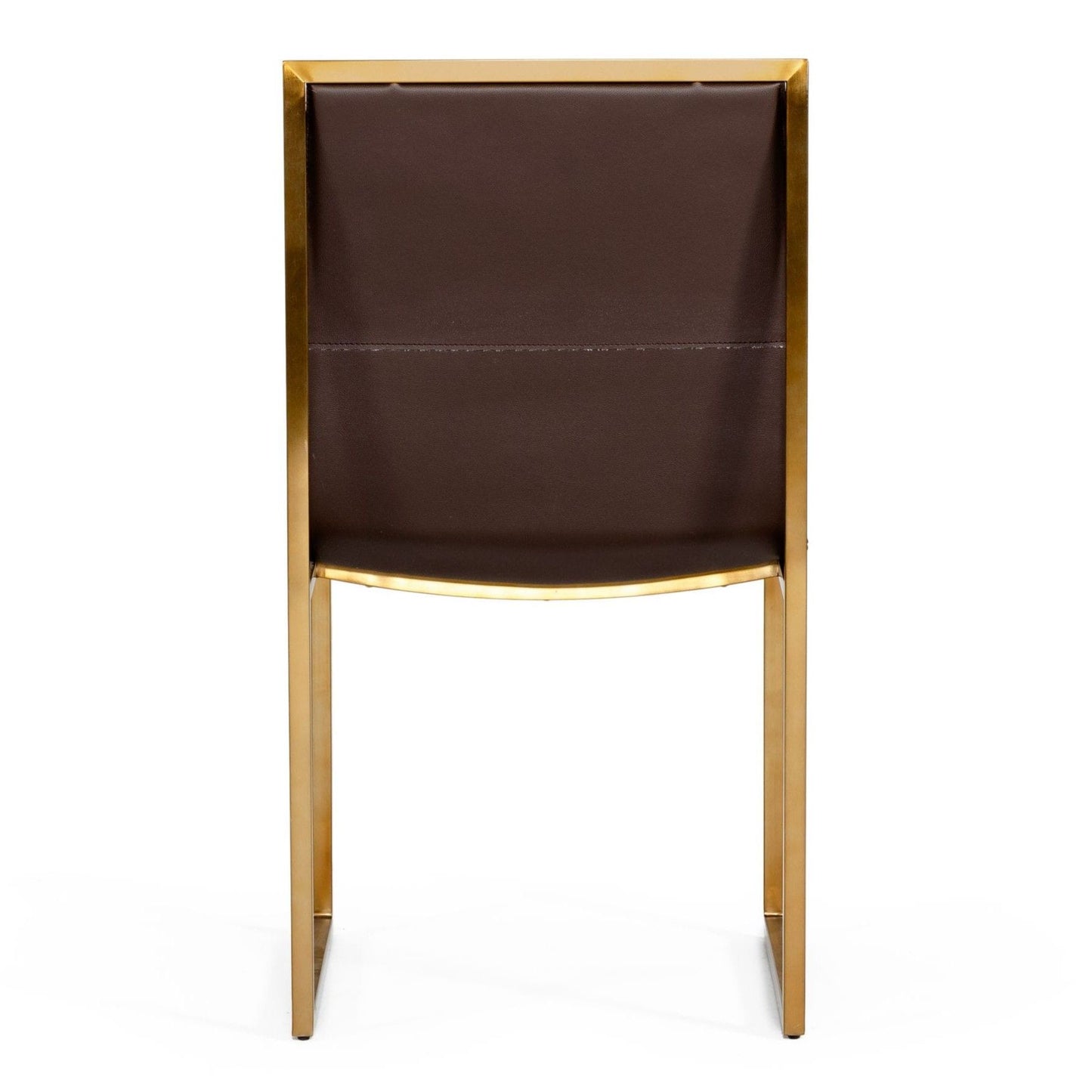 Dalton Brown Leatherette Dining Chair - set of 2