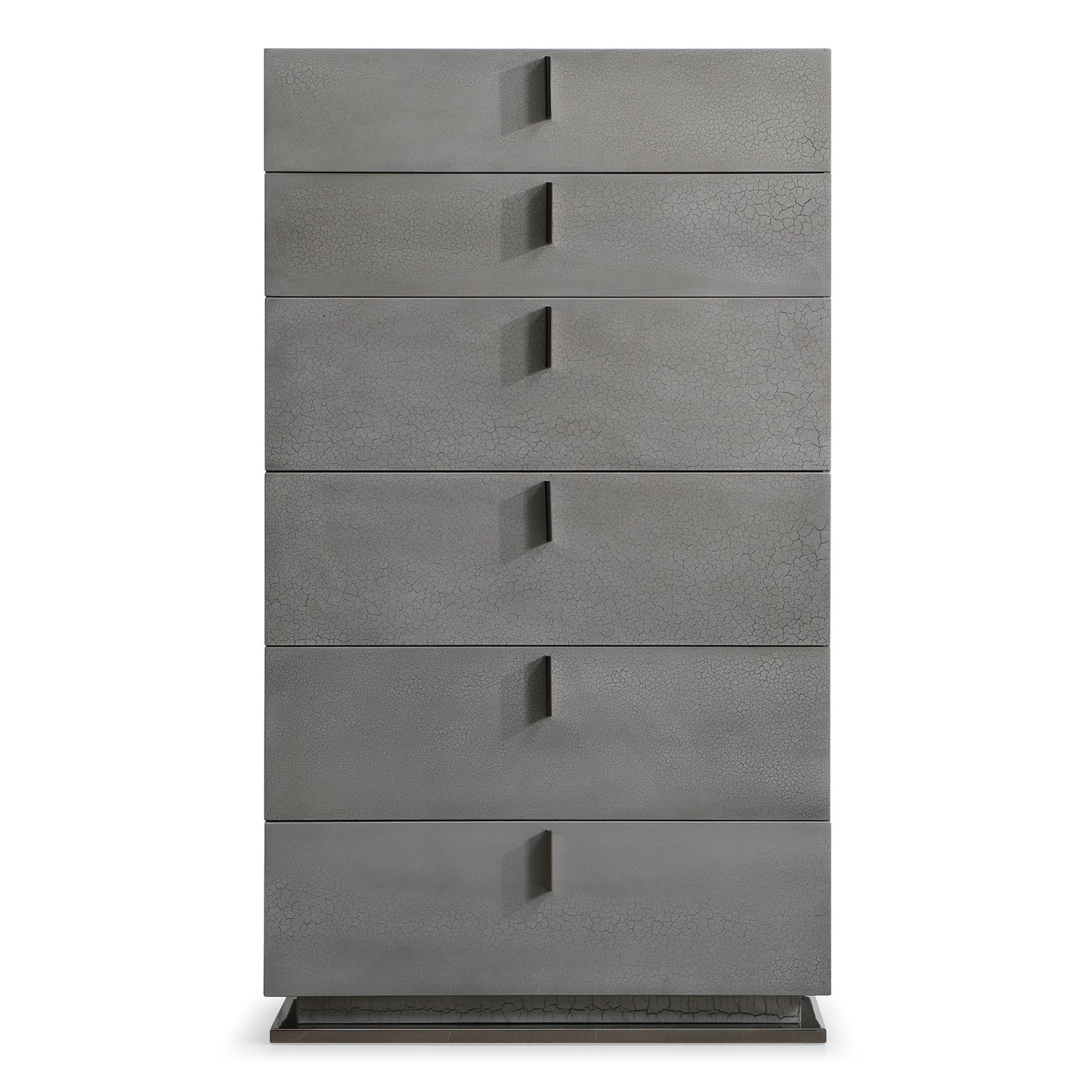 Buckley Grey Crackle Tall Storage Chest