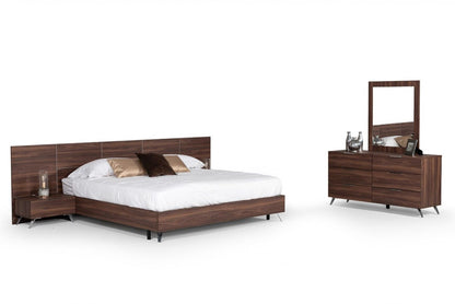 Brooklyn Italian Walnut 4‑Piece Bedroom Set
