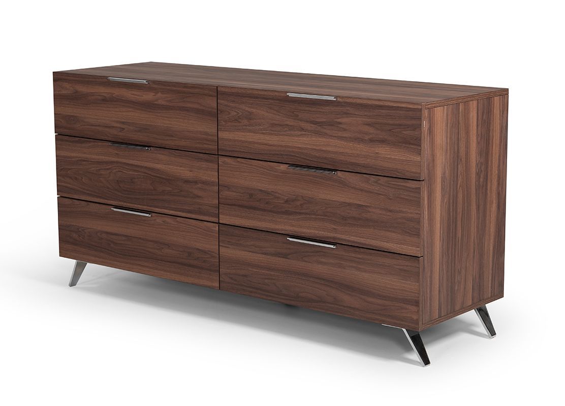 Brooklyn Italian Walnut 4‑Piece Bedroom Set