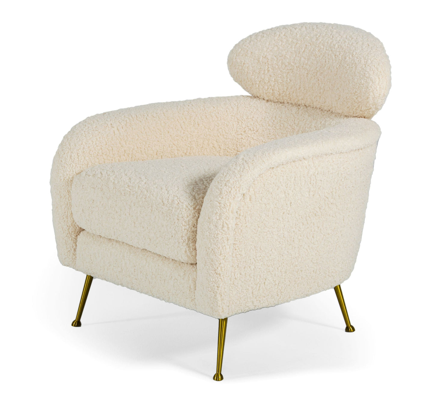 Modrest Altura - Modern Faux Fur Lounge Chair