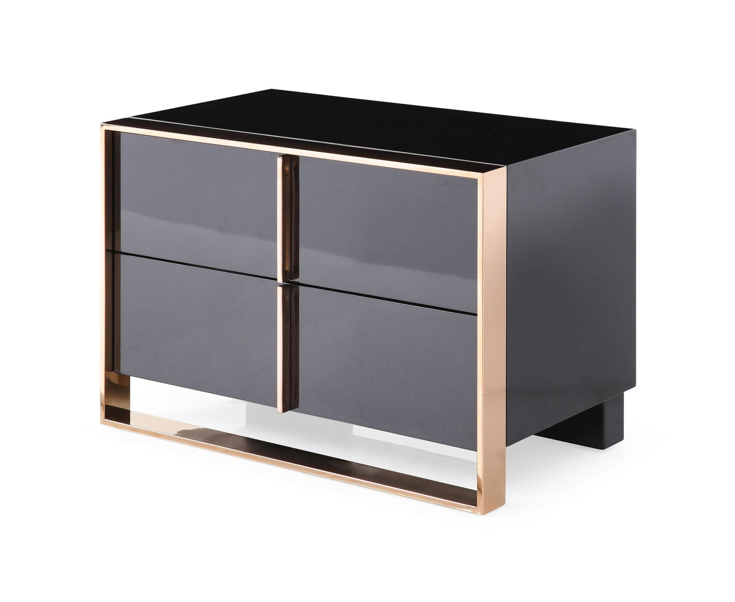 Cartier Black and Rose Gold Nightstand