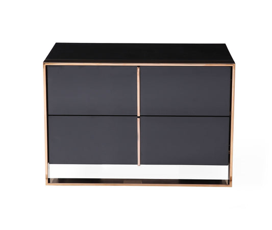 Cartier Black and Rose Gold Nightstand