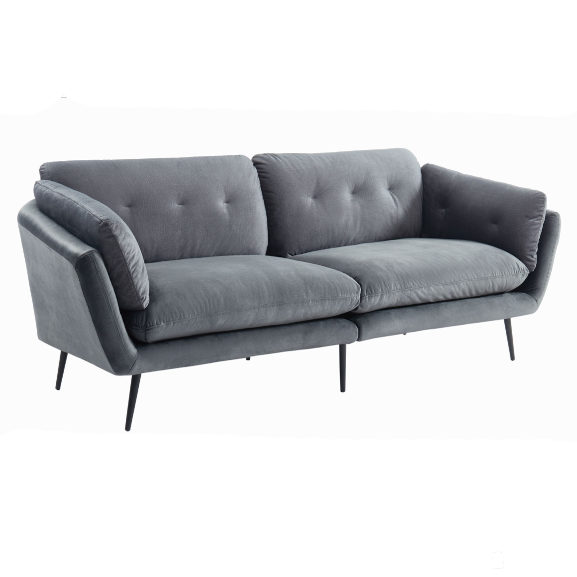 Cody Dark Grey Fabric Sofa