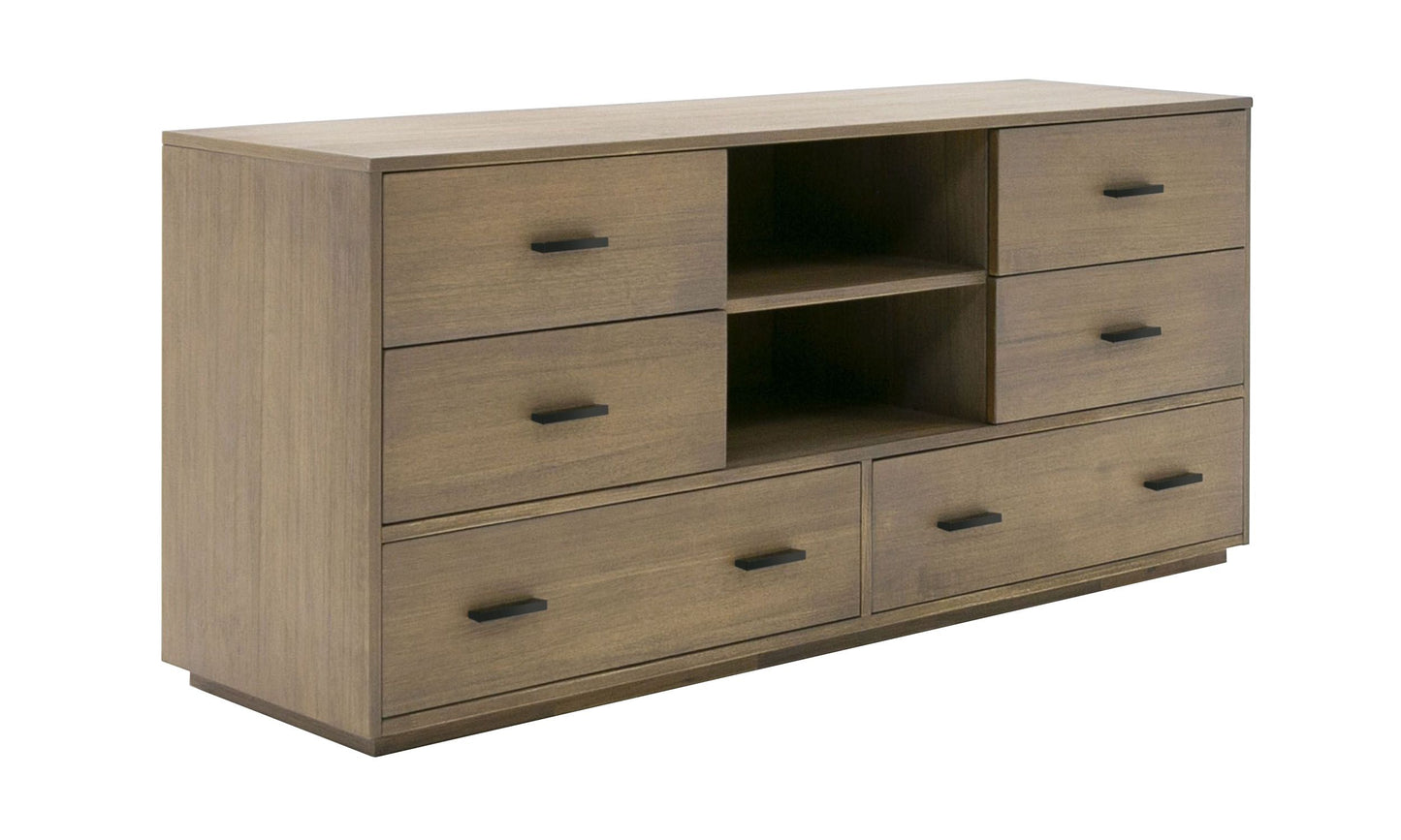 Nova Domus Fantasia Contemporary Walnut Dresser