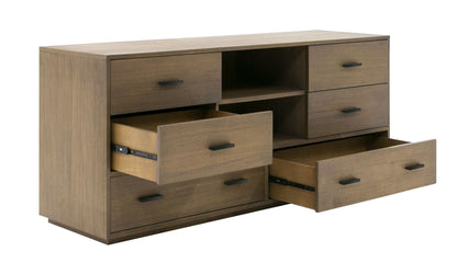 Nova Domus Fantasia Contemporary Walnut Dresser