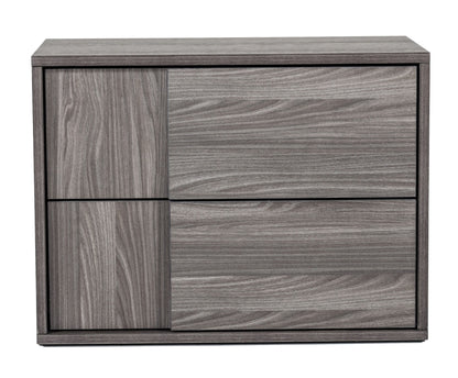 Nova Domus Asus Modern Italian 4-Piece Bedroom Set – Grey Elm Finish