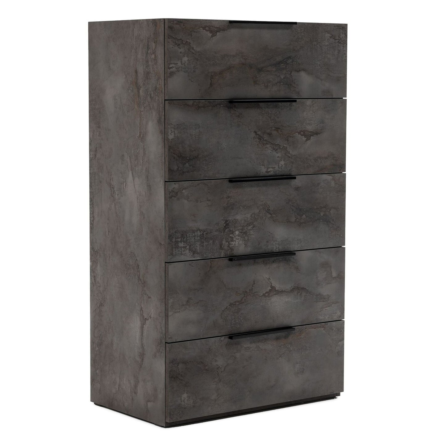Ferrara Volcano Oxide Grey Five-Drawer Chest