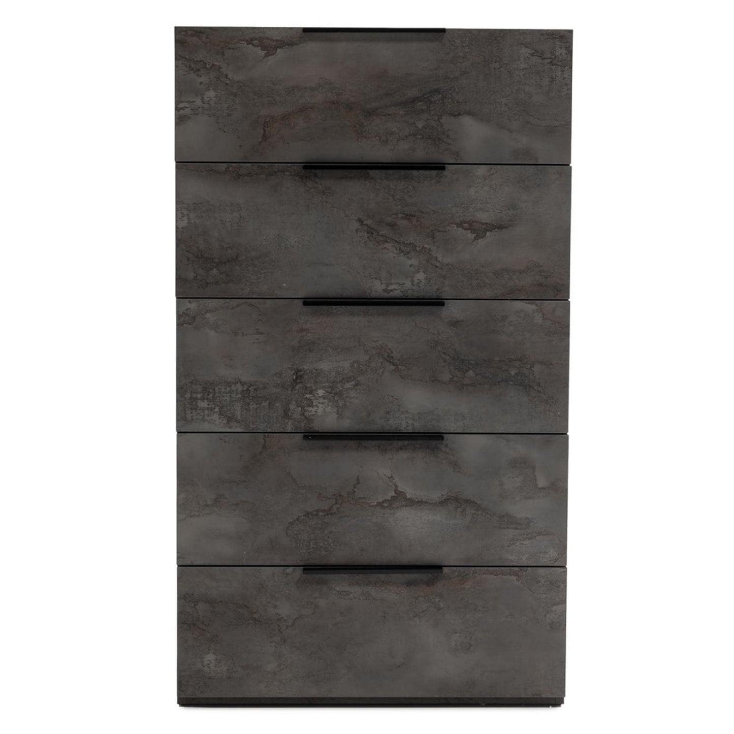 Ferrara Volcano Oxide Grey Five-Drawer Chest