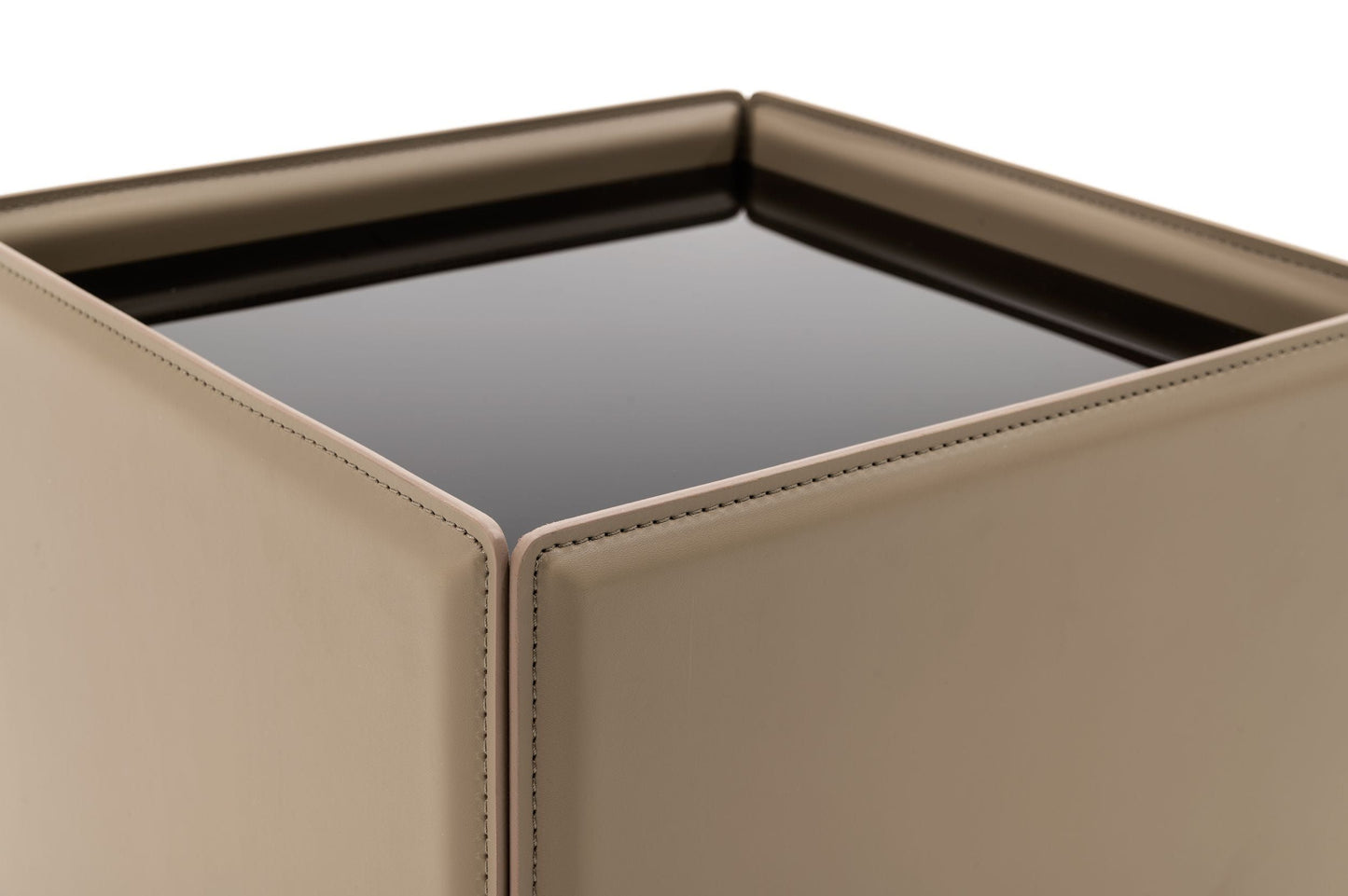 Modrest Vargas Modern Beige Leatherette End Table