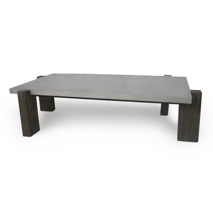 Milton Dark Grey and Walnut Rectangular Coffee Table