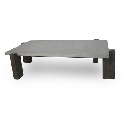 Milton Dark Grey and Walnut Rectangular Coffee Table
