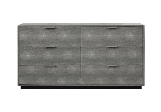 Dynasty Shagreen Six-Drawer Dresser