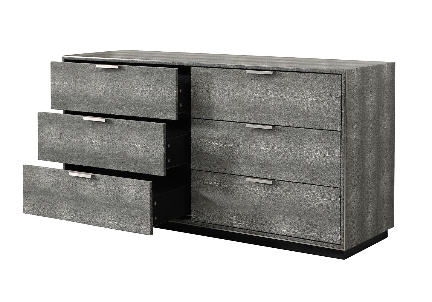 Dynasty Shagreen Six-Drawer Dresser