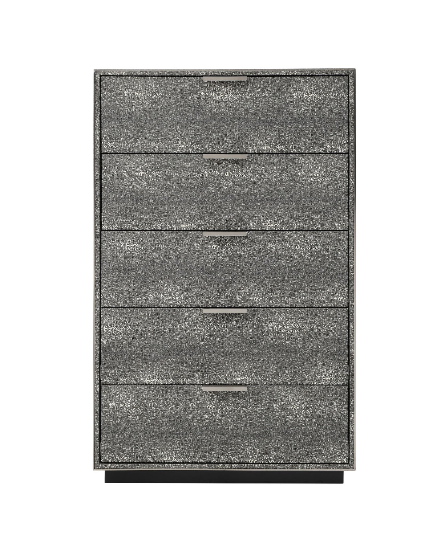 Dynasty Shagreen Five-Drawer Chest