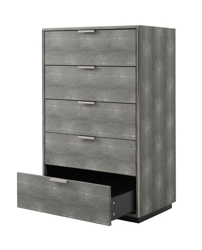Dynasty Shagreen Five-Drawer Chest