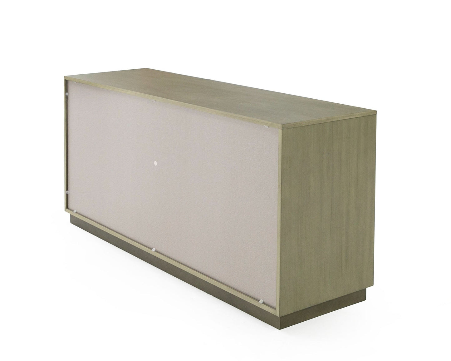 Modrest Nixa - Modern Wide Birch + Brushed Bronze Dresser